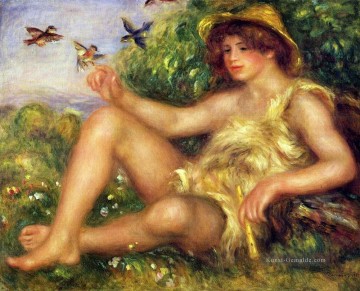 junge Schäfer in Ruhe Pierre Auguste Renoir Ölgemälde